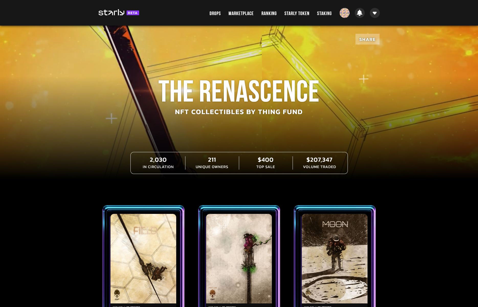 Project's UI mockup
